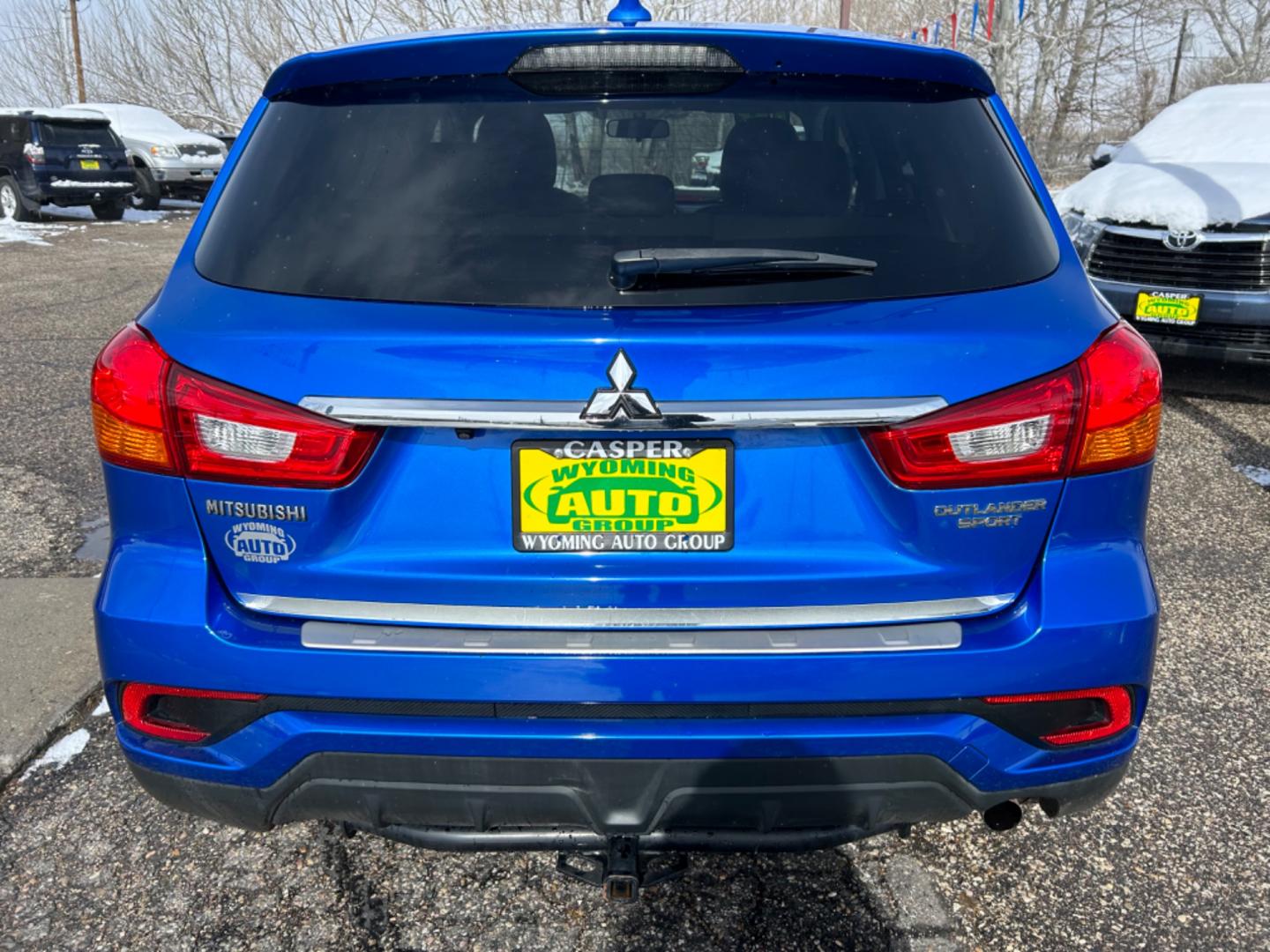 2018 Blue /Gray Mitsubishi Outlander Sport ES (JA4AP3AUXJU) with an 2.0L I4 engine, Automatic transmission, located at 3030 CY Ave, Casper, WY, 82604, (307) 265-3830, 42.827816, -106.357483 - Photo#5